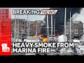 BFD: Multiple boats catch fire at Canton marina