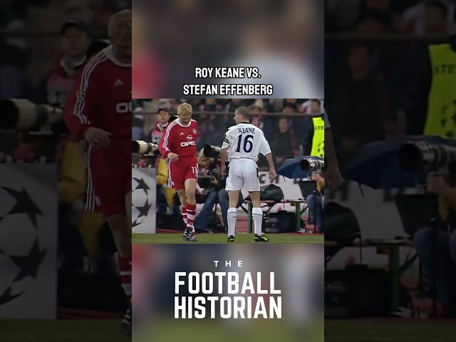 Roy Keane vs. Stefan Effenberg 🤬 #roykeane #steffaneffenberg #manchesterunited #bayernmunich