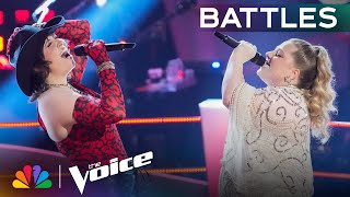 Jackie Romeo and Olivia Rubini&#39;s Electrifying Version of &quot;Edge of Seventeen&quot; | The Voice Battles