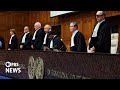 WATCH LIVE: Israel must allow U.N. workers to provide humanitarian assistance in Gaza, ICJ finds