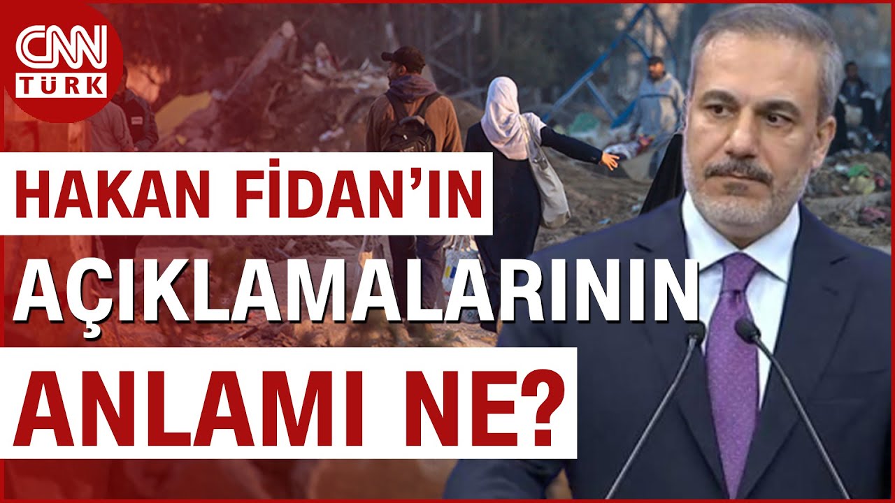 Hakan Fidan'ın Açıklamaları Ne Anlama Geliyor? Türkiye - İsrail İlişkilerinde Yeni Dönem Sinyali Mi?