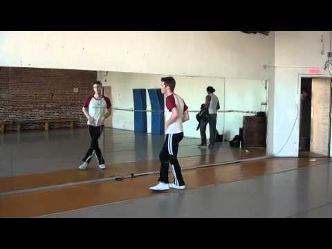 Janet Jackson Rhythm Nation Dance Tutorial Video Back View Full Speed