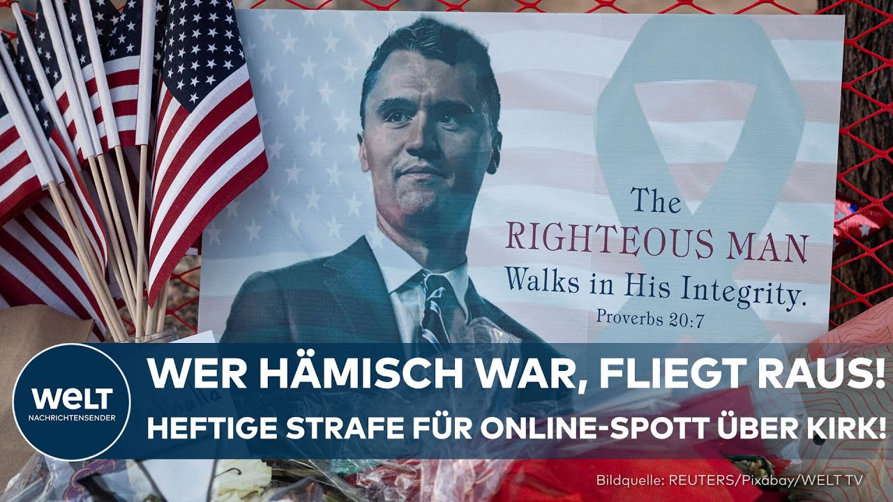 USA: Bangen ums Visum! Regierung greift hart durch - wegen Spott über Charlie Kirks Tod!