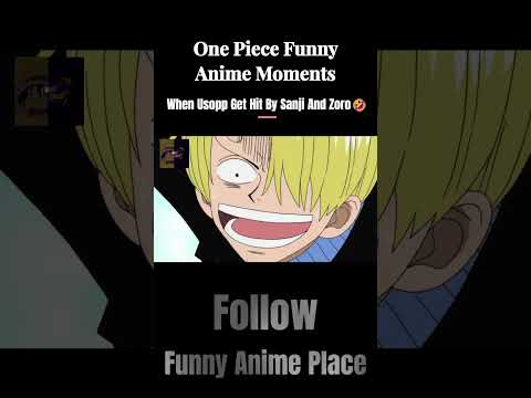#funnyanimemoments  | When Usopp Get Hit By Sanji & Zoro | #anime  #onepiecefunnymoments #funnyanime