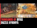 Ram Temple Inauguration | Ayodhya Dazzles As Thousands Of Diyas Lit Around Images Of Lord Ram, PM