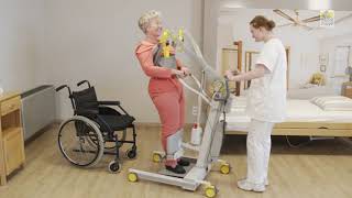 video Handi-Move lève-personne actif 2620 - transfer de-vers le fauteuil roulant