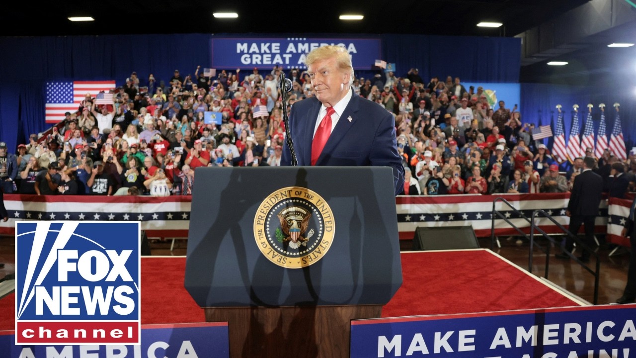 Supporters join Trump on stage at Oklahoma rally: ‘GREATEST president this country has ever had’
