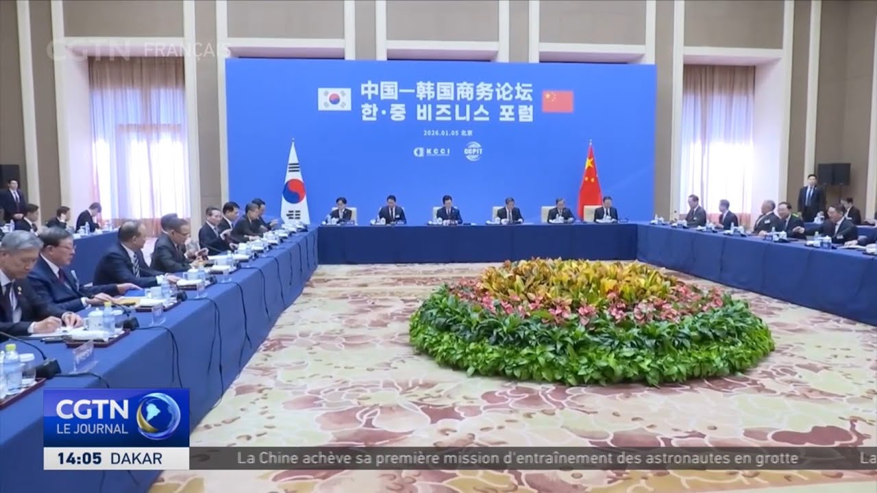 Le président sud-coréen et le vice-Premier ministre chinois participent à un forum commercial