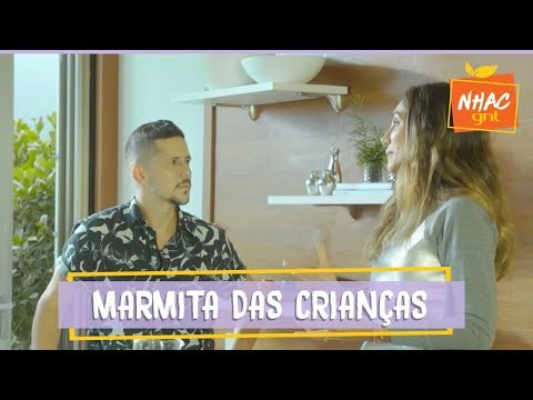 Andrea Santa Rosa monta a marmita das crianças