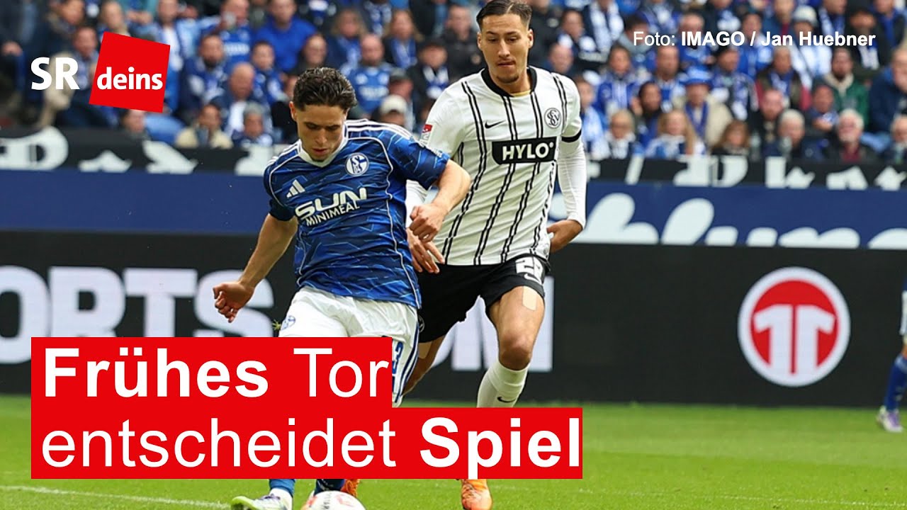 Fußball, 2. Bundesliga: SV Elversberg zu Gast auf Schalke