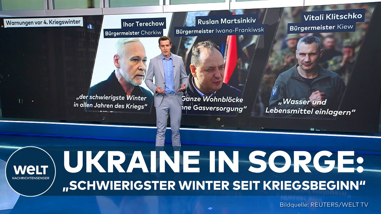 UKRAINE-KRIEG: Das wird „der schwierigste Winter seit Kriegsbeginn!“