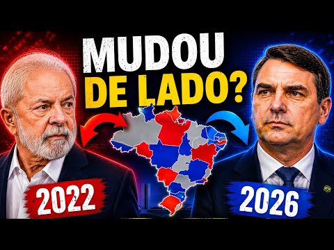 Votação de 2022 e intenção de 2026