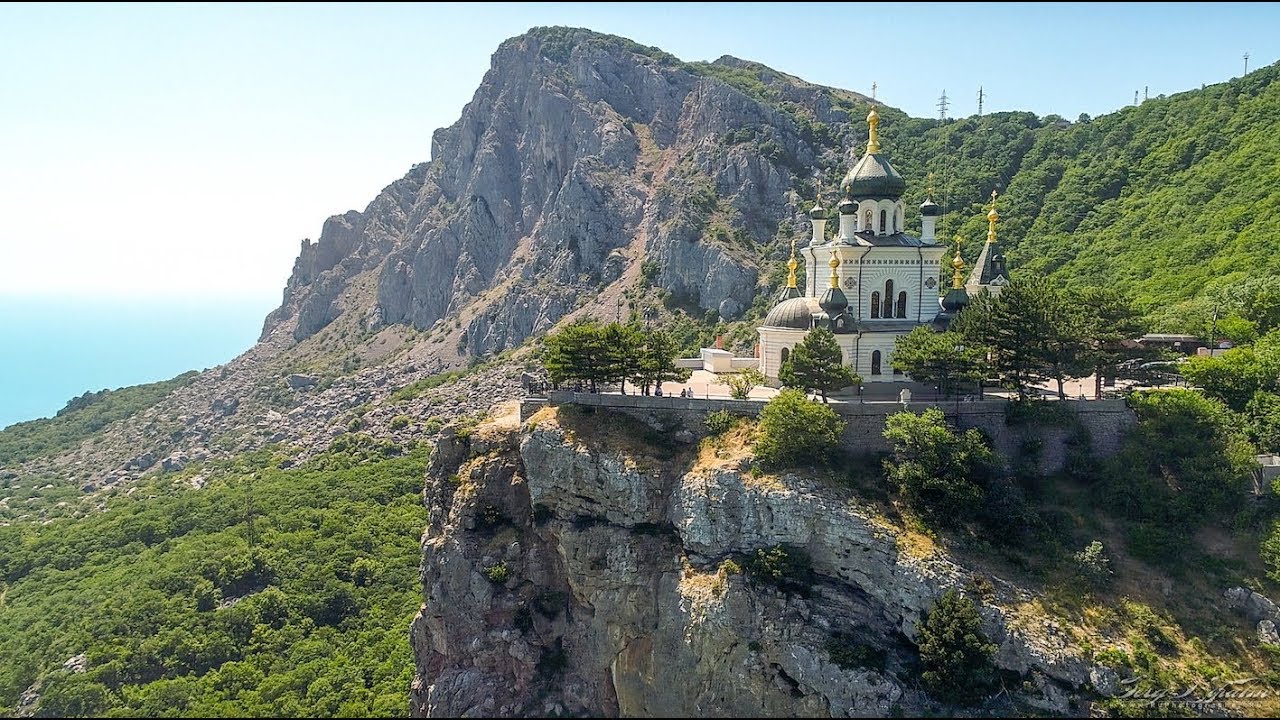 Фото церковь в форосе на скале