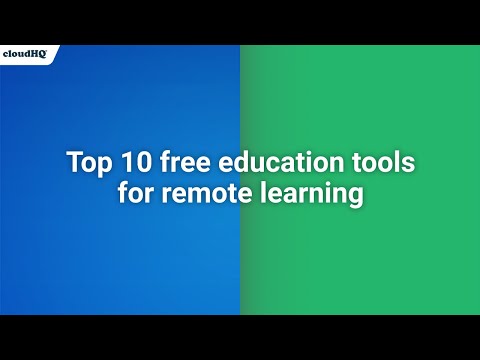10 Free Education Tools for a Remote Learning Setup in 2020-2021 10 Free Education Tools for a Remote Learning Setup in 2020-2021