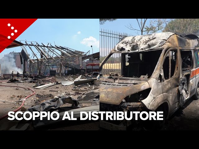 Esplosione a Roma tra i quartieri Centocelle e Prenestino: salta in aria distibutore gpl, 45 feriti