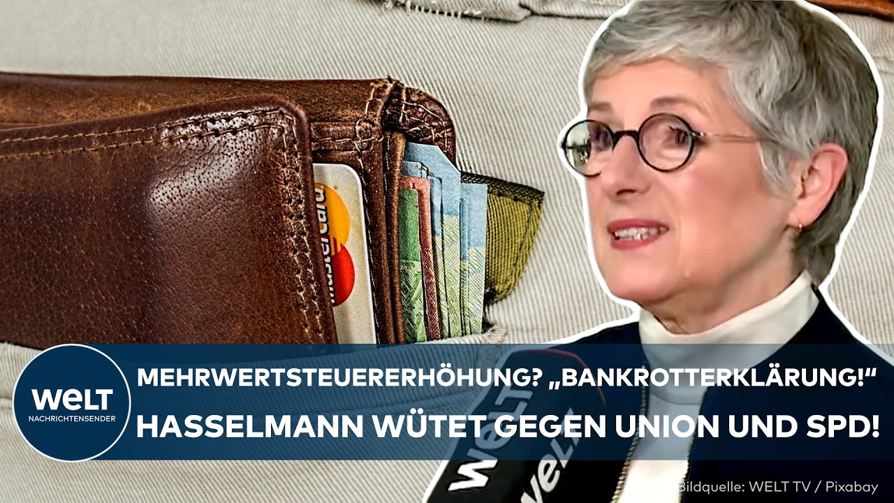 MEHRWERSTEUERERHÖHUNG: „Bankrotterklärung!“ Haßelmann wütet gegen Union und SPD!