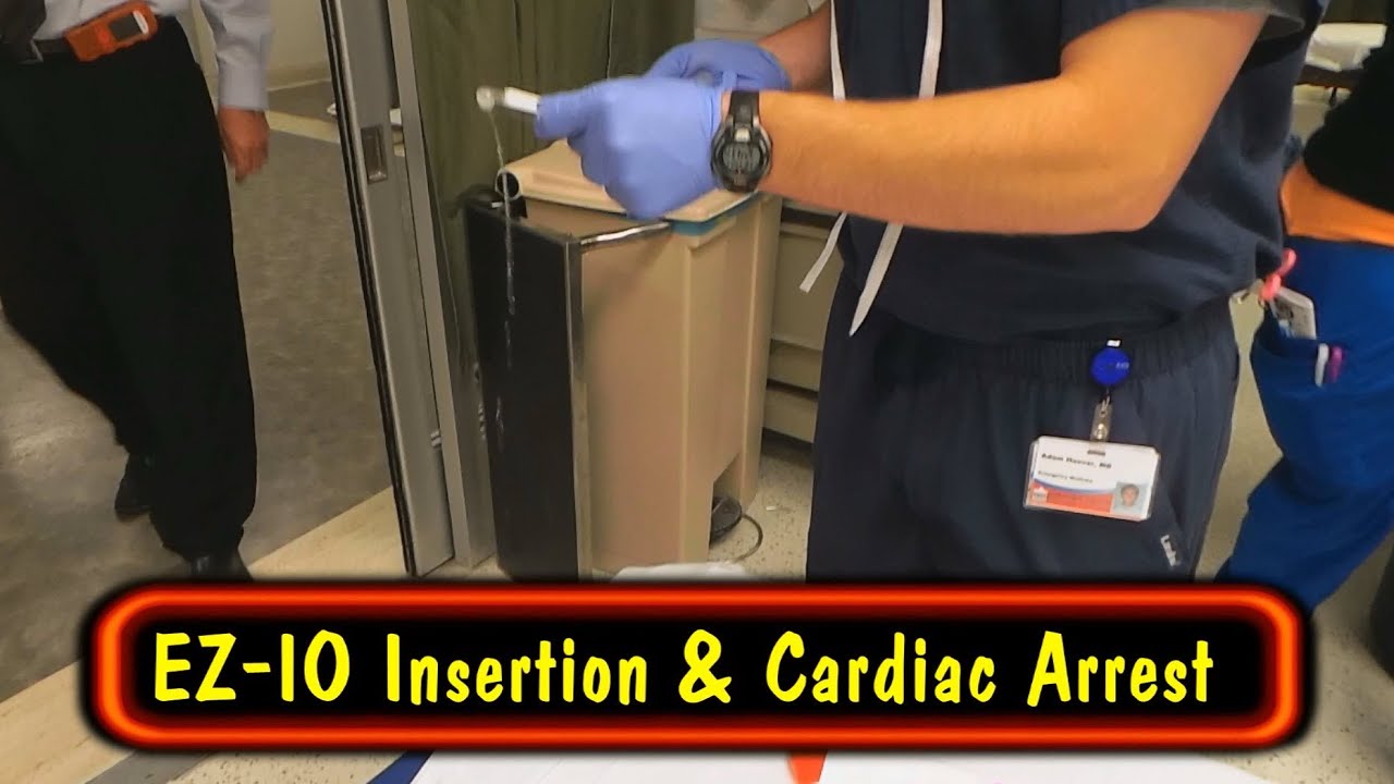 EZ IO Insertion & Cardiac Arrest - YouTube