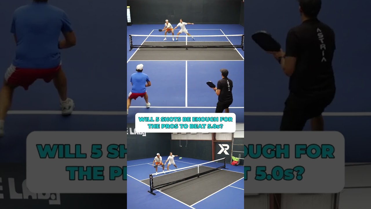 When the pros can only hit 5 shots MAX 🫨 #pickleball #pickleballtips #explore