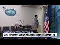 LIVE: Karine Jean-Pierre take questions at White House daily press briefing | ABC News  - 01:40:40 min - News - Video