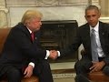 AP-Obama & Trump meet for first time in White House