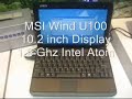 MSI Wind U90 - MSI Wind U100 Hands on