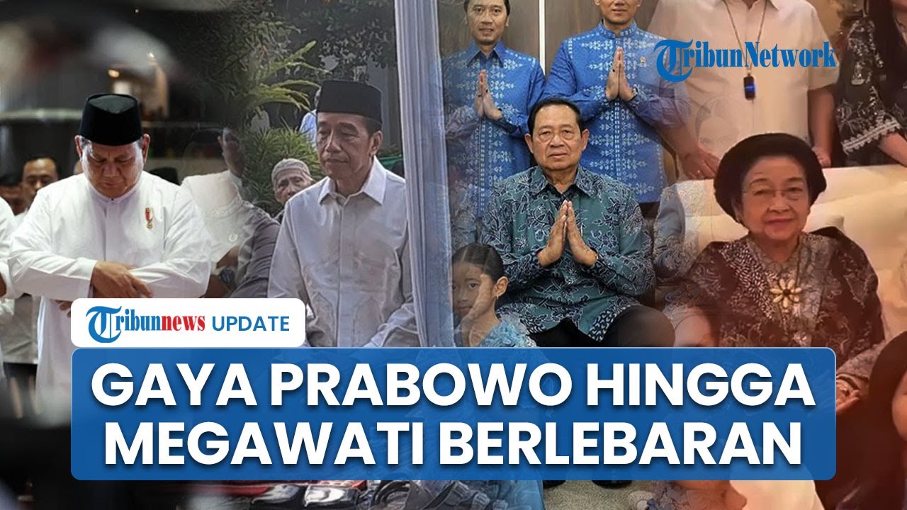 Momen Lebaran Hari Pertama: Prabowo Open House di Istana hingga Jokowi Rayakan Bareng Keluarga
