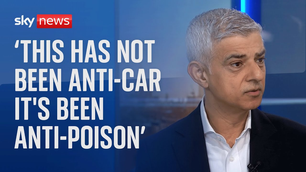 'All Londoners, almost 10 million, are now breathing cleaner air', says London mayor