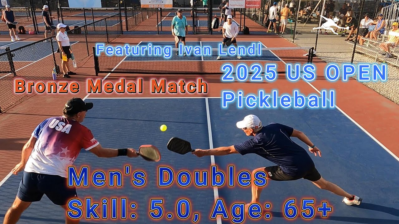 Men's Doubles Skill: 5.0, Age: 65+ Bronze Medal Pickleball Match - US Open 2025