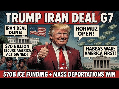 Trump NEWS:  Iran Deal, G7 + $70B Secure America Act + Habeas War