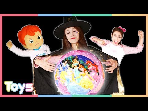 캐리와 꼬마캐빈의 3D 퍼즐 안에 갇힌 디즈니 공주들 구하기 대작전! | 캐리와장난감친구들