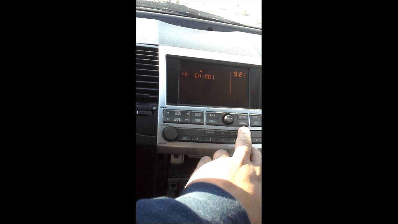 How to install aux input in 2004 nissan maxima #10