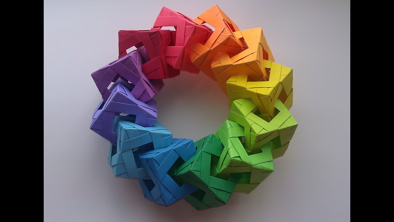 Origami Cube Ring Tutorial YouTube