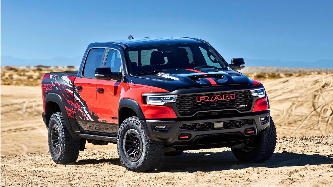 The 2027 Ram 1500 SRT TRX Bloodshot Night Edition - Darkest & Most Powerful Offroad Pickup