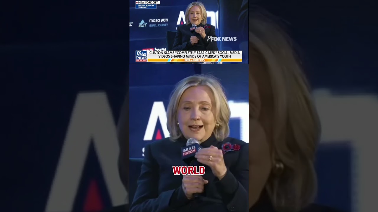 SEE IT: Hillary Clinton sounds alarm on TikTok's anti-Israel 'propaganda' #foxnews #news #us #fox