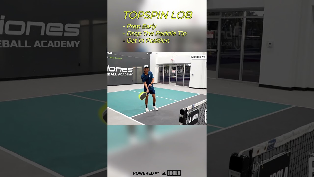 Topspin lob technique breakdown