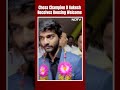 Chess Champion Gukesh D Receives Rousing Welcome At Chennai Airport  - 00:45 min - News - Video
