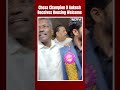 Chess Champion Gukesh D Receives Rousing Welcome At Chennai Airport