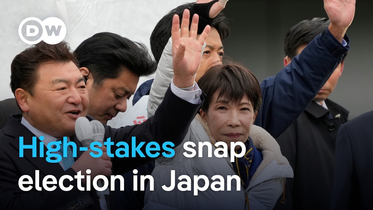 Could Takaichi's right-wing coalition gain ground in snap parliamentary elections? | DW News