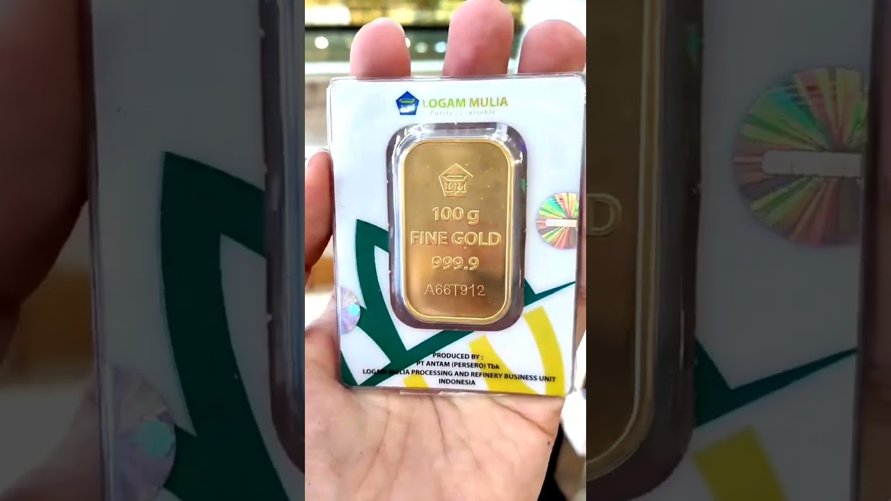 Emas Antam Logam Mulia 100 Gram