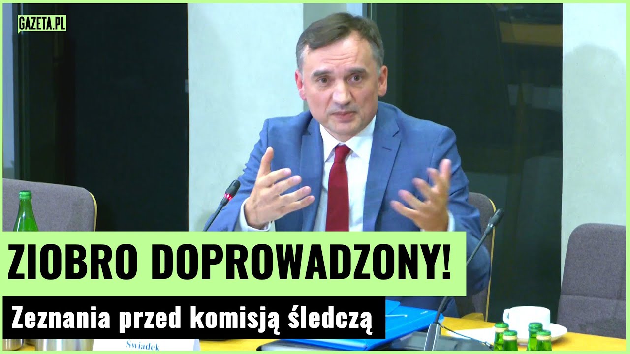 Ziobro przed komisją ds. Pegasusa! Burzliwy początek przesłuchania | Gazeta.pl