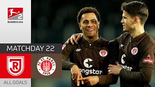 Back on 1st Place | Jahn Regensburg — St. Pauli 2-3 | Highlights | MD 22 – Bundesliga 2 — 2021/22