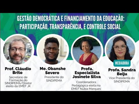 Conferência Livre - Conepe/SE | Gestão Democrática e Financiamento da Educação