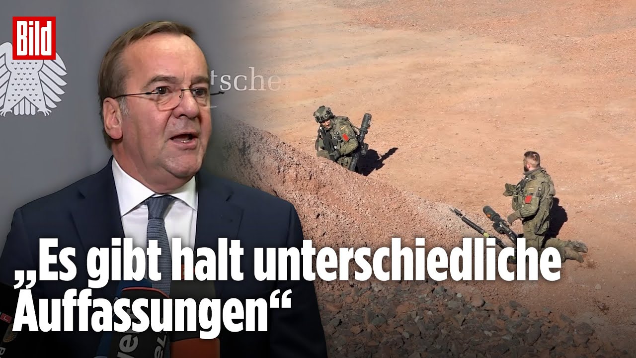 Zoff um Wehrpflicht: Boris Pistorius ist gegen Losverfahren