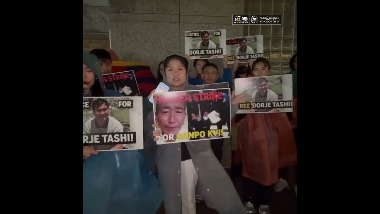 Activists from Students for a Free Tibet in NYC Begin 24-Hour Fast Outside Chinese Consulate
