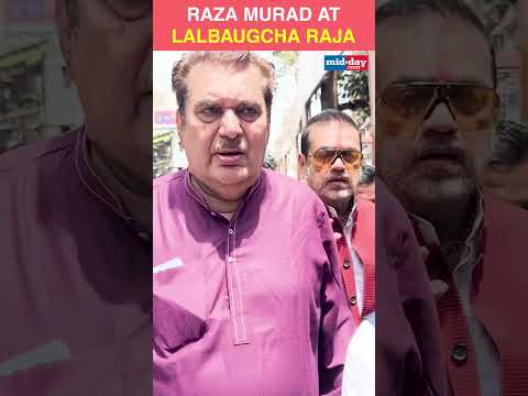 Raza Murad takes Darshan of Ganpati Bappa at Lalbaugcha Raja  816 views  play Short