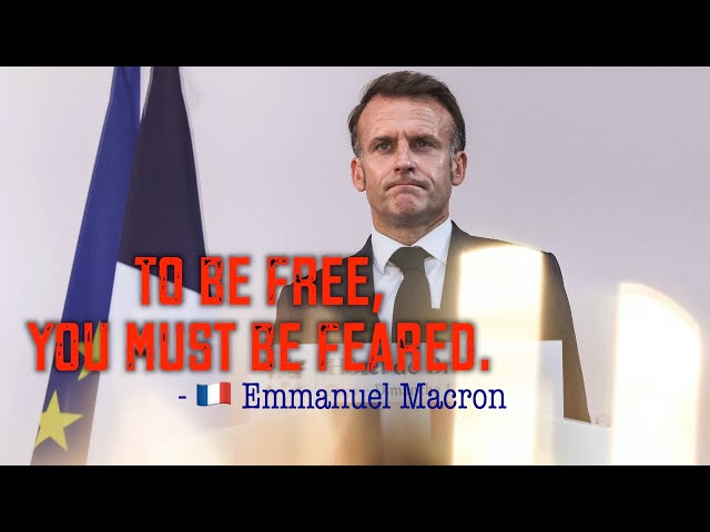 Hear Macron's ambitious remarks as he pledges €6.5bn boost to French military budget for 2024-2026