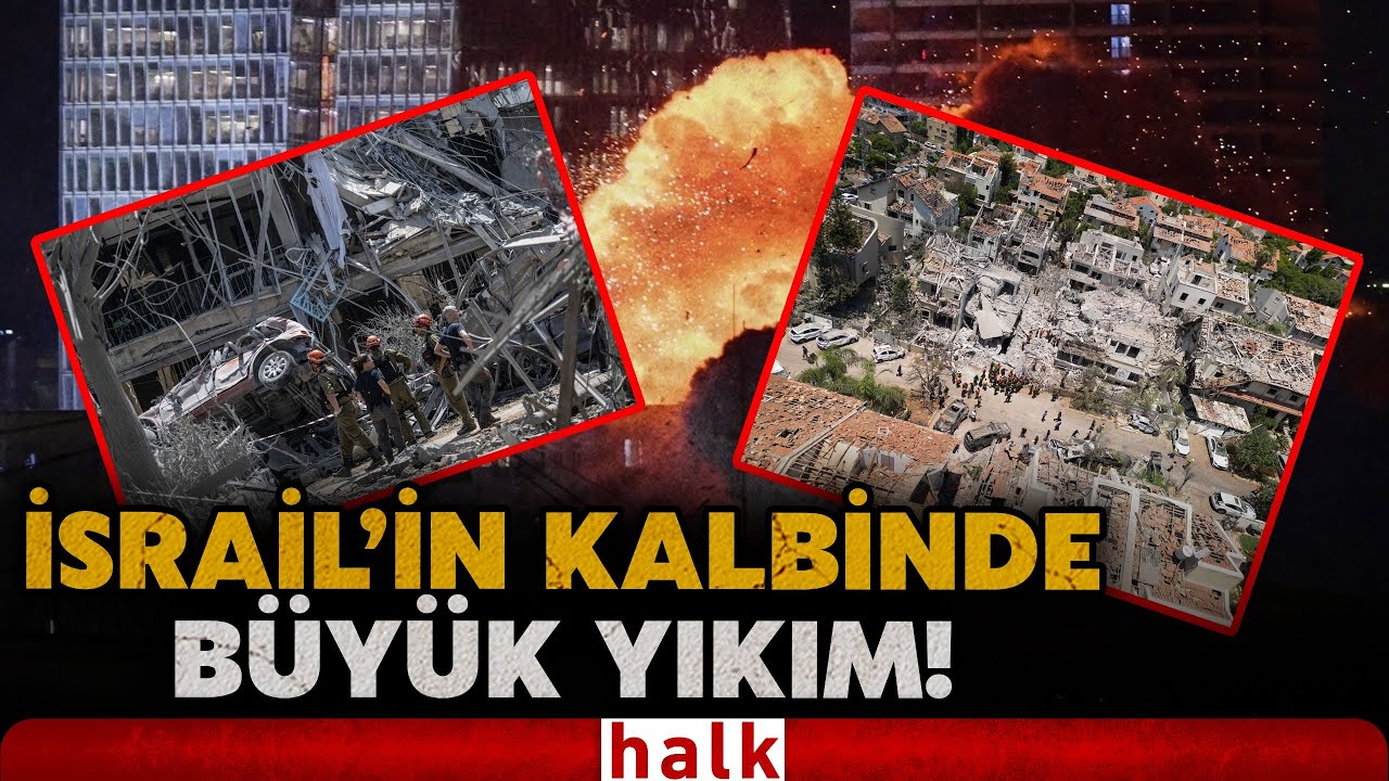 İran Tel Aviv'e füze yağdırdı, yıkımın boyutu gün ağarınca ortaya çıktı! İşte İsrail'de yaşananlar!