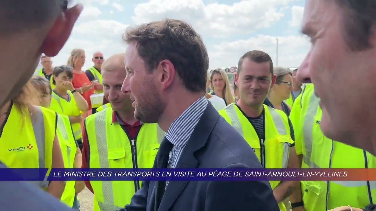Yvelines | Le ministre des Transports en visite au péage de Saint-Arnoult-en-Yvelines