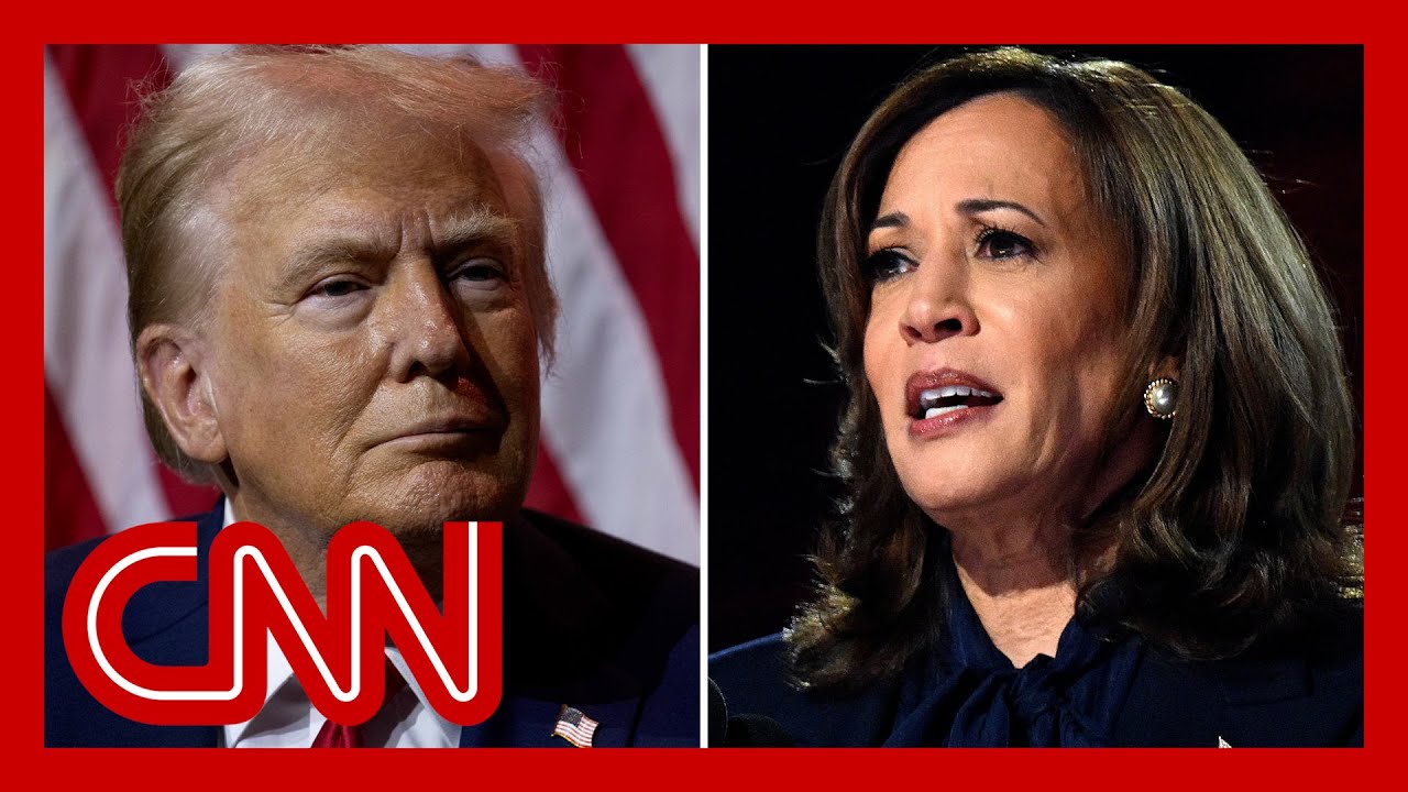 Hear Trump’s response after Harris said he’s a threat to democracy