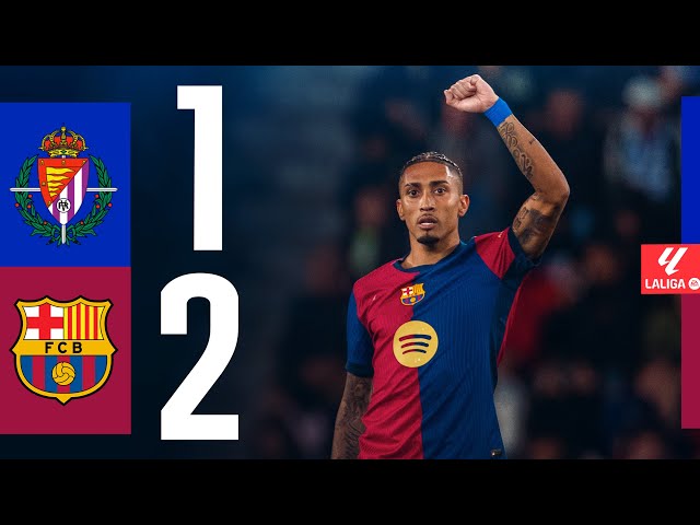 VALLADOLID 1 vs 2 FC BARCELONA | LALIGA 2024/25 MD34
